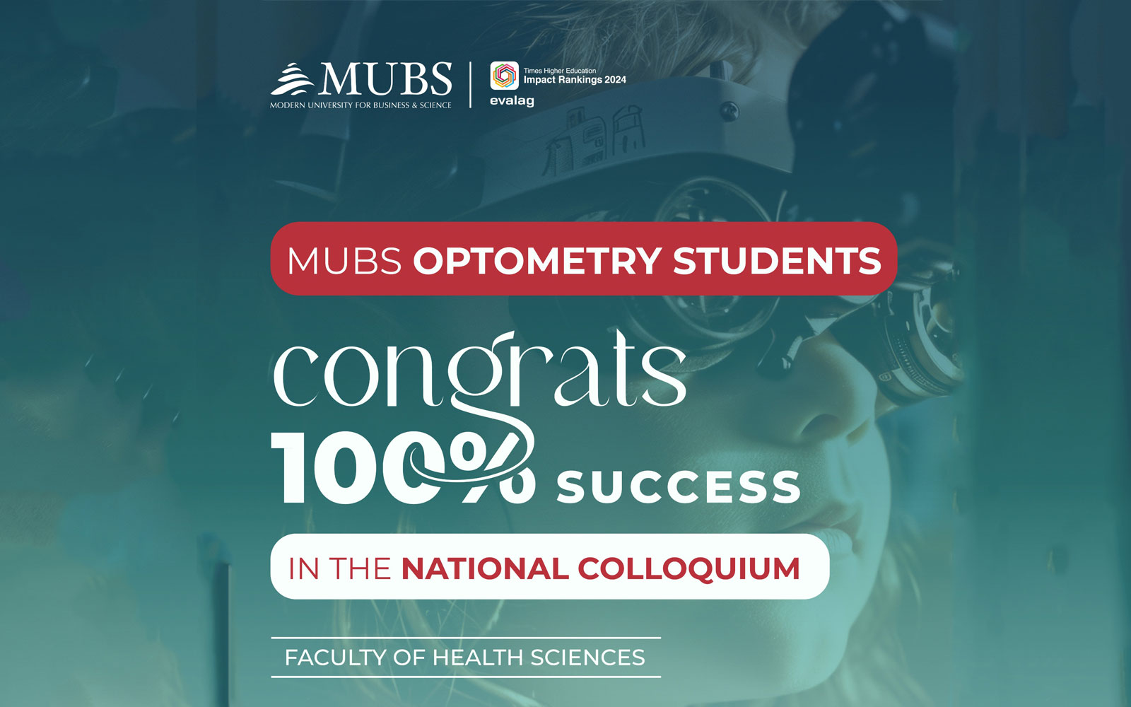 MUBS Optometry Students Achieve 100% Success in Lebanon’s First Colloquium Exam